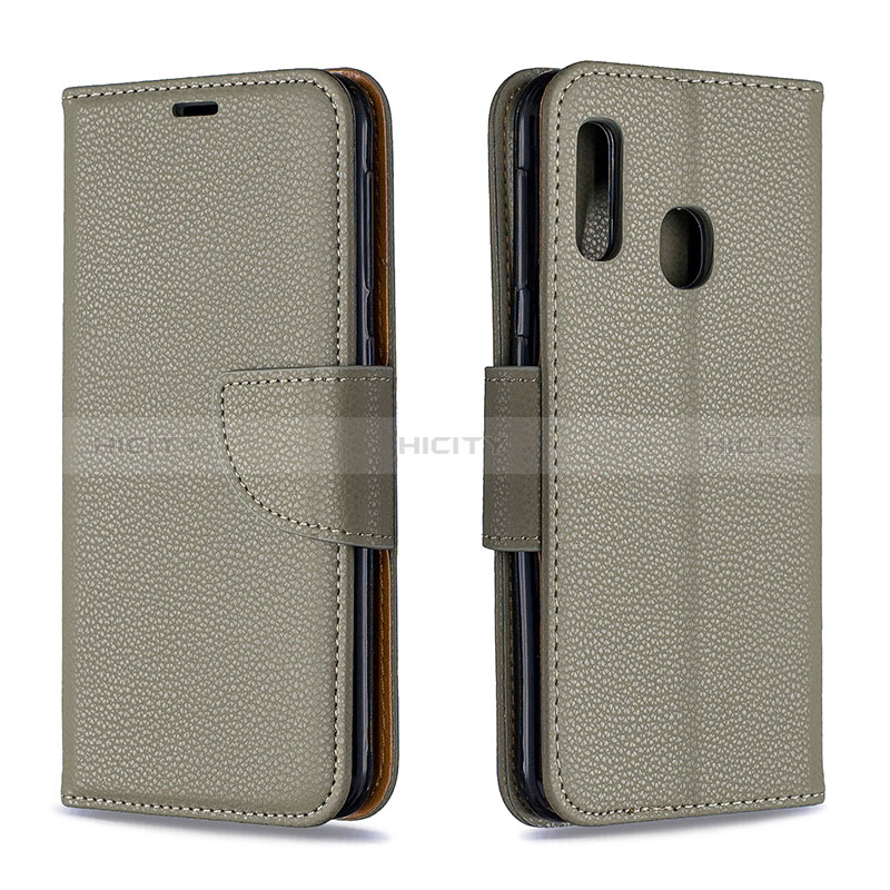 Custodia Portafoglio In Pelle Cover con Supporto B06F per Samsung Galaxy A20e