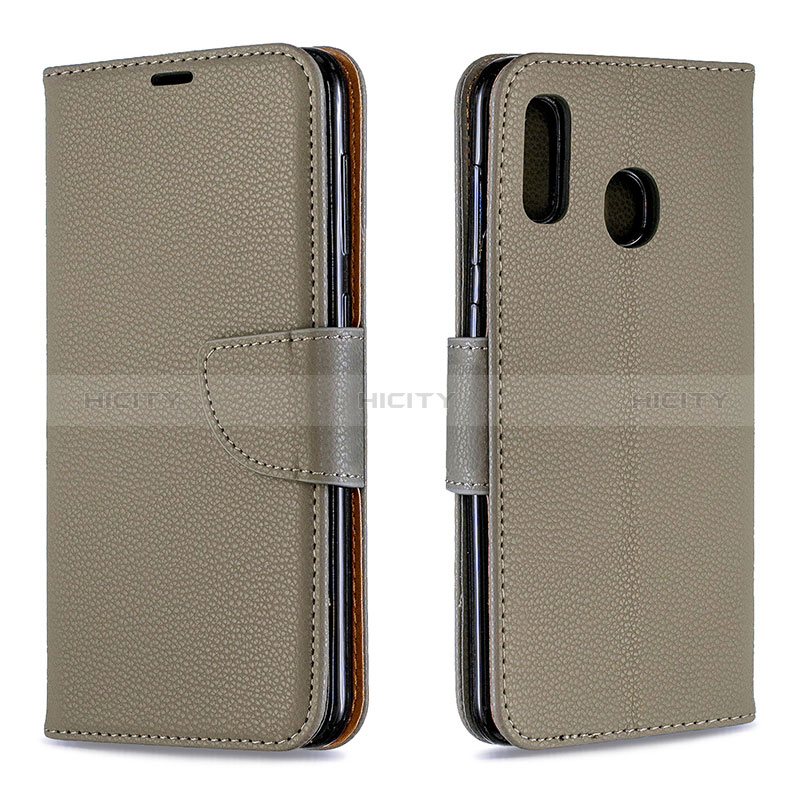 Custodia Portafoglio In Pelle Cover con Supporto B06F per Samsung Galaxy A30