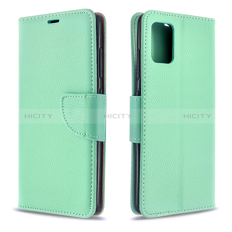 Custodia Portafoglio In Pelle Cover con Supporto B06F per Samsung Galaxy A51 5G Verde