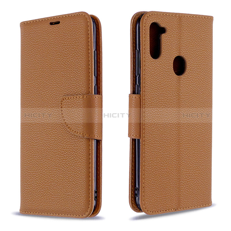 Custodia Portafoglio In Pelle Cover con Supporto B06F per Samsung Galaxy M11