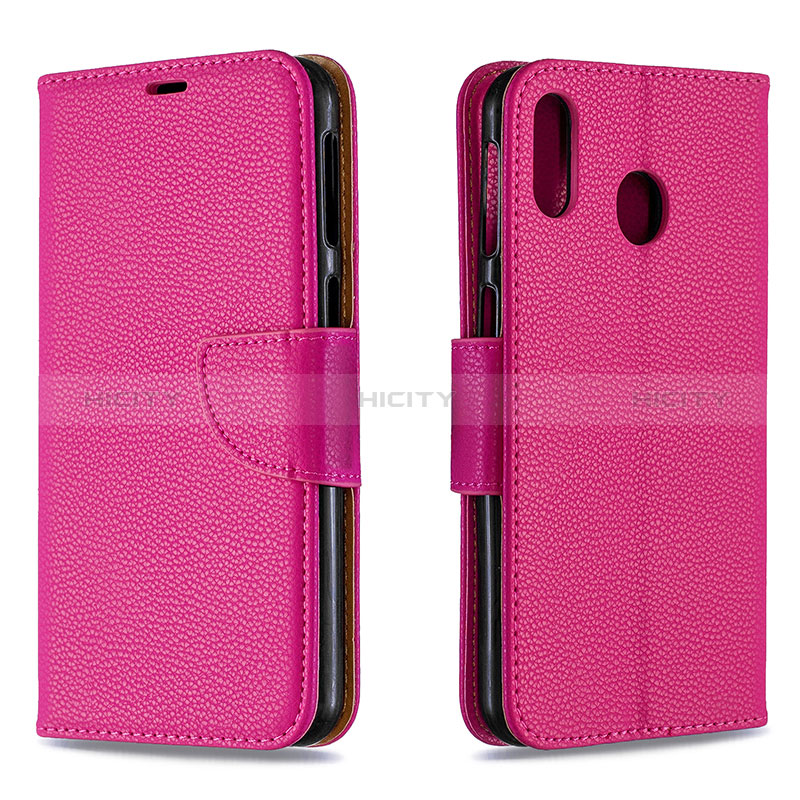 Custodia Portafoglio In Pelle Cover con Supporto B06F per Samsung Galaxy M20