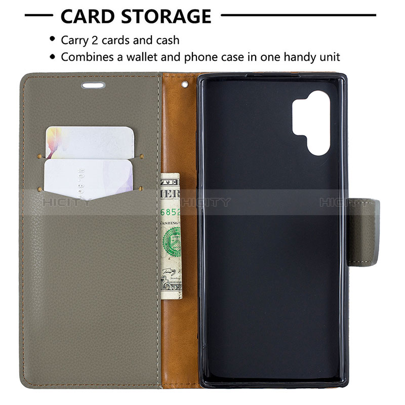 Custodia Portafoglio In Pelle Cover con Supporto B06F per Samsung Galaxy Note 10 Plus 5G