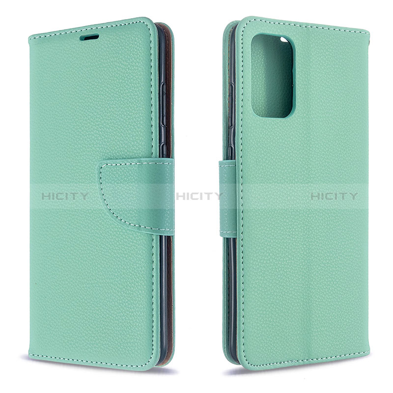 Custodia Portafoglio In Pelle Cover con Supporto B06F per Samsung Galaxy S20 5G Verde