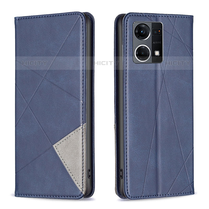 Custodia Portafoglio In Pelle Cover con Supporto B07F per Oppo F21 Pro 4G