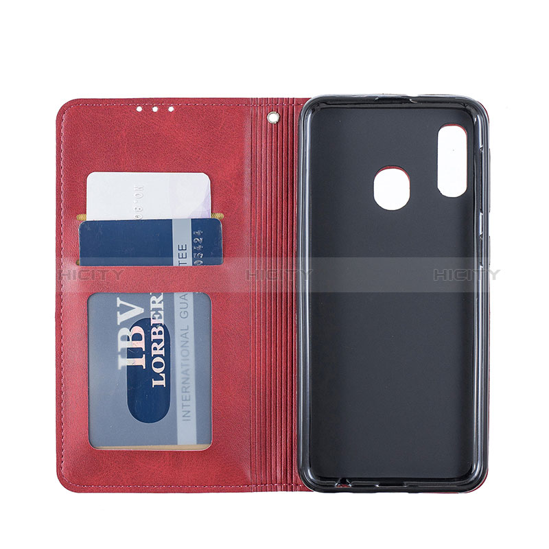 Custodia Portafoglio In Pelle Cover con Supporto B07F per Samsung Galaxy A20e