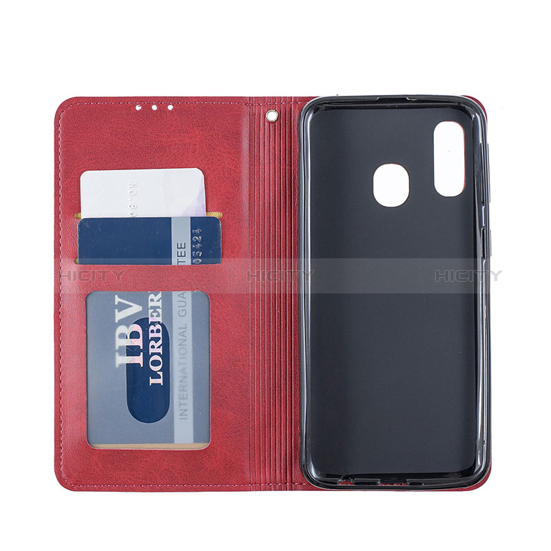 Custodia Portafoglio In Pelle Cover con Supporto B07F per Samsung Galaxy A40