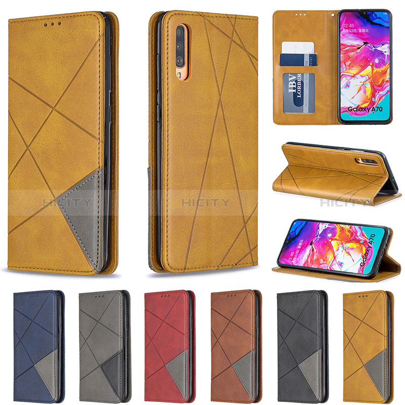 Custodia Portafoglio In Pelle Cover con Supporto B07F per Samsung Galaxy A70