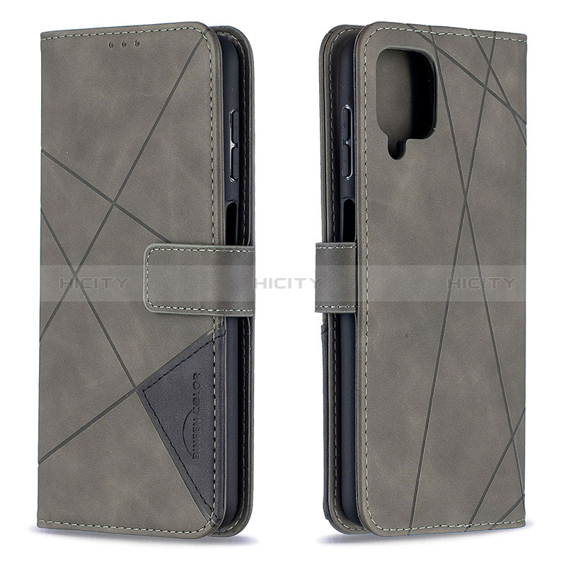 Custodia Portafoglio In Pelle Cover con Supporto B08F per Samsung Galaxy A12 Nacho