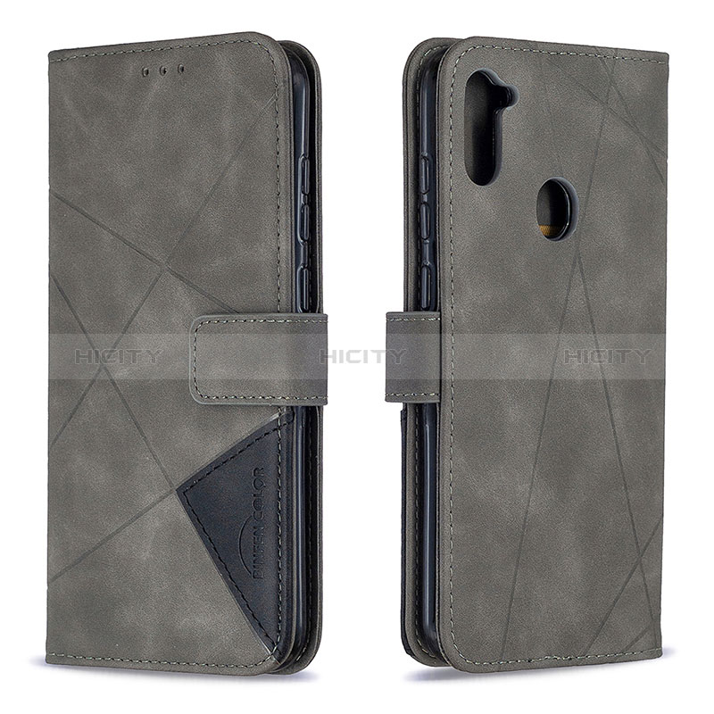 Custodia Portafoglio In Pelle Cover con Supporto B08F per Samsung Galaxy M11