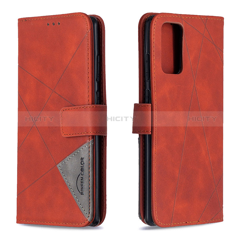 Custodia Portafoglio In Pelle Cover con Supporto B08F per Samsung Galaxy Note 20 5G