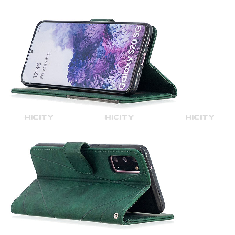 Custodia Portafoglio In Pelle Cover con Supporto B08F per Samsung Galaxy S20