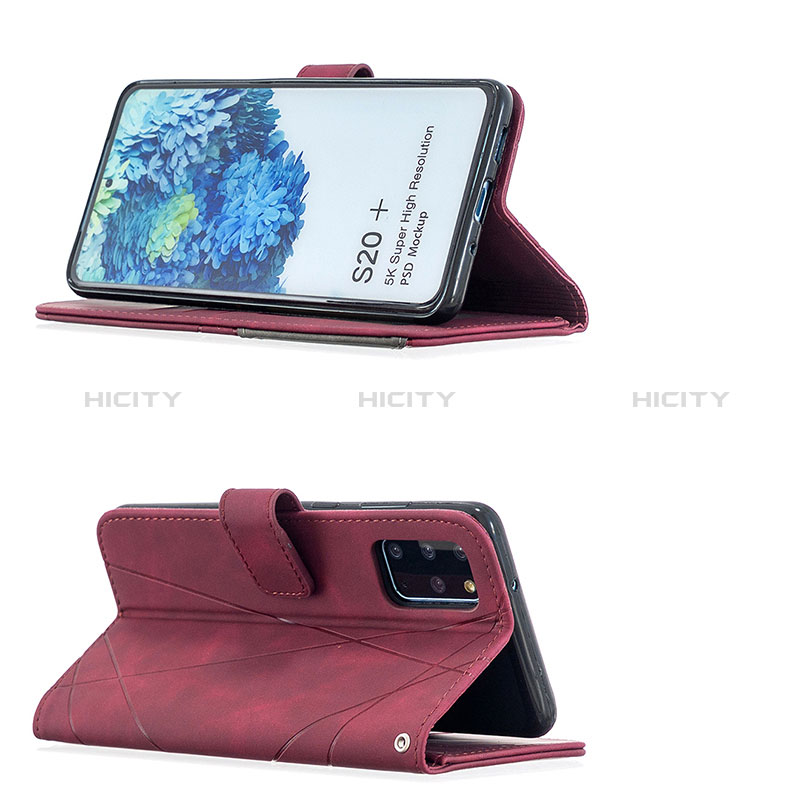 Custodia Portafoglio In Pelle Cover con Supporto B08F per Samsung Galaxy S20 Plus