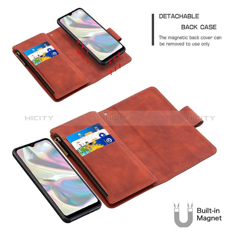 Custodia Portafoglio In Pelle Cover con Supporto B09F per Samsung Galaxy A70E
