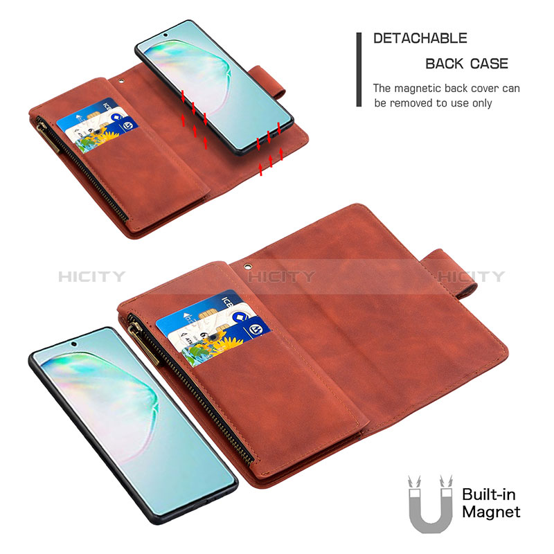 Custodia Portafoglio In Pelle Cover con Supporto B09F per Samsung Galaxy A91