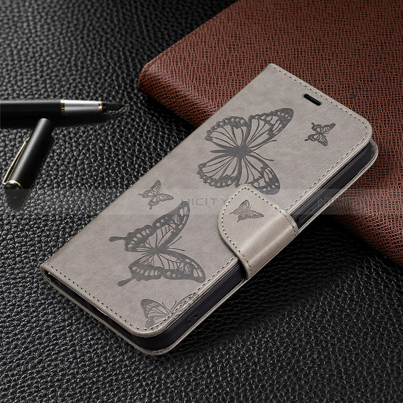 Custodia Portafoglio In Pelle Cover con Supporto B09F per Xiaomi Redmi Note 13 5G Grigio