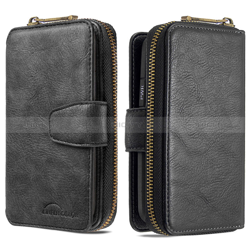 Custodia Portafoglio In Pelle Cover con Supporto B10F per Samsung Galaxy A91