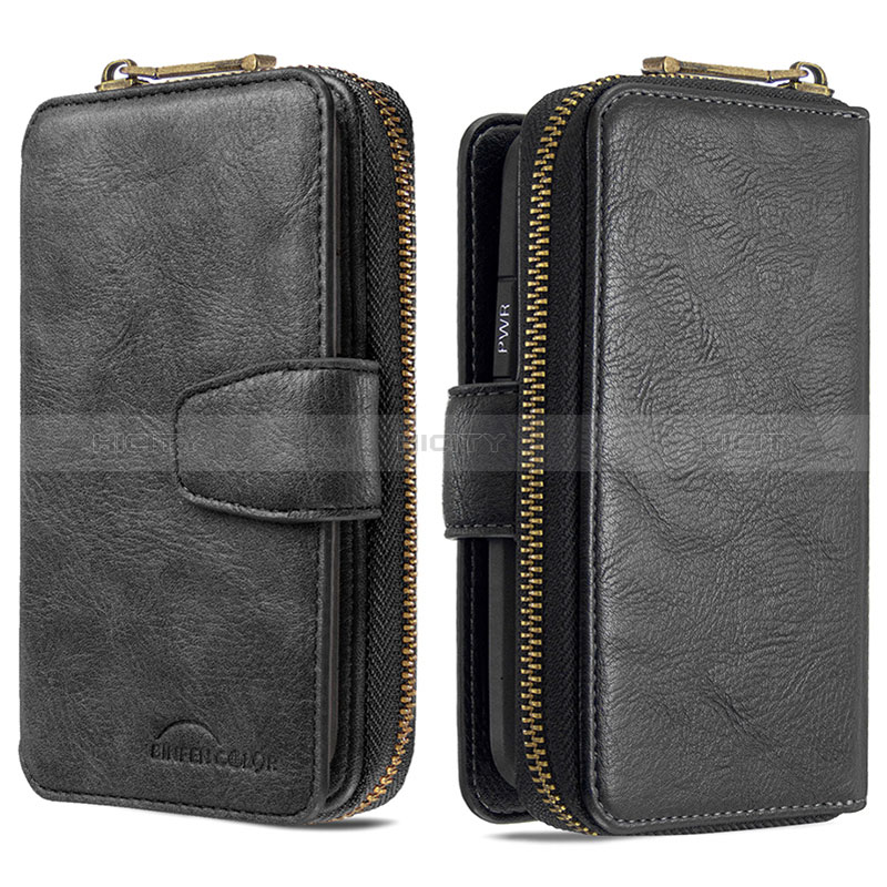 Custodia Portafoglio In Pelle Cover con Supporto B10F per Samsung Galaxy S20 Ultra 5G Nero