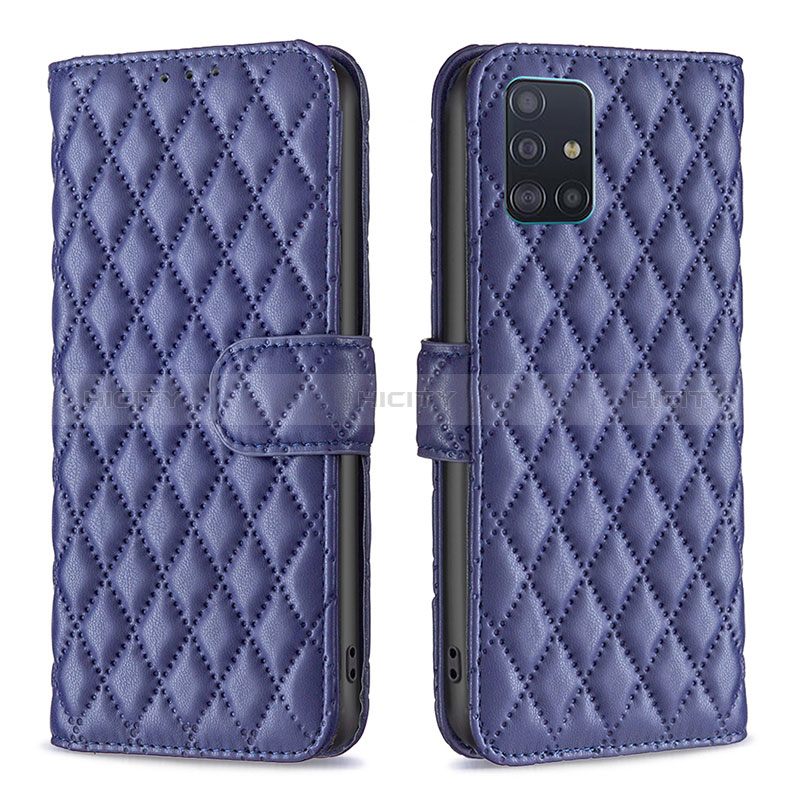 Custodia Portafoglio In Pelle Cover con Supporto B11F per Samsung Galaxy A51 4G