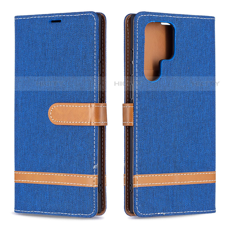 Custodia Portafoglio In Pelle Cover con Supporto B11F per Samsung Galaxy S21 Ultra 5G