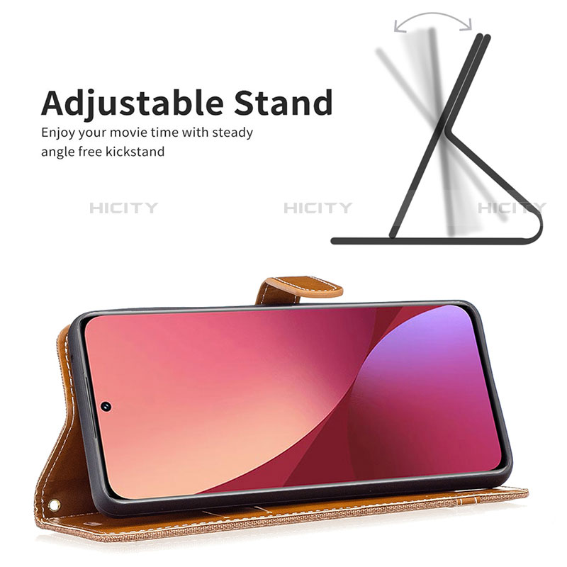 Custodia Portafoglio In Pelle Cover con Supporto B11F per Xiaomi Mi 12S Pro 5G