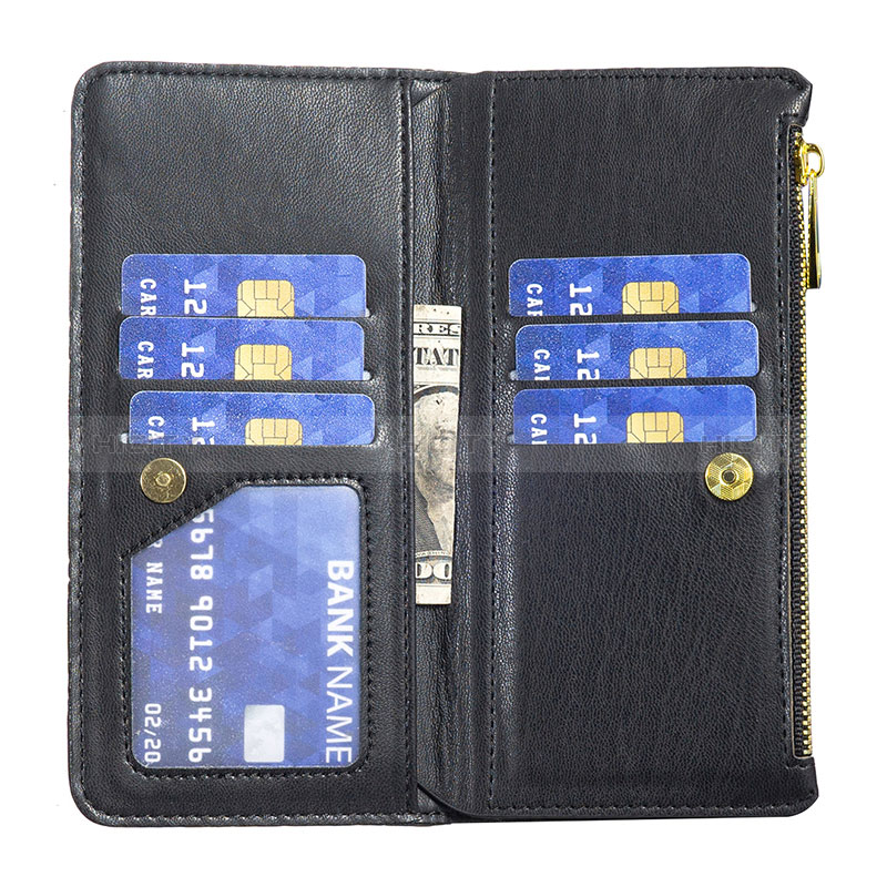 Custodia Portafoglio In Pelle Cover con Supporto B12F per Xiaomi Redmi Note 13 5G