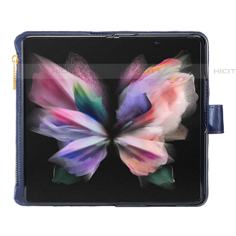 Custodia Portafoglio In Pelle Cover con Supporto B14F per Samsung Galaxy Z Fold4 5G