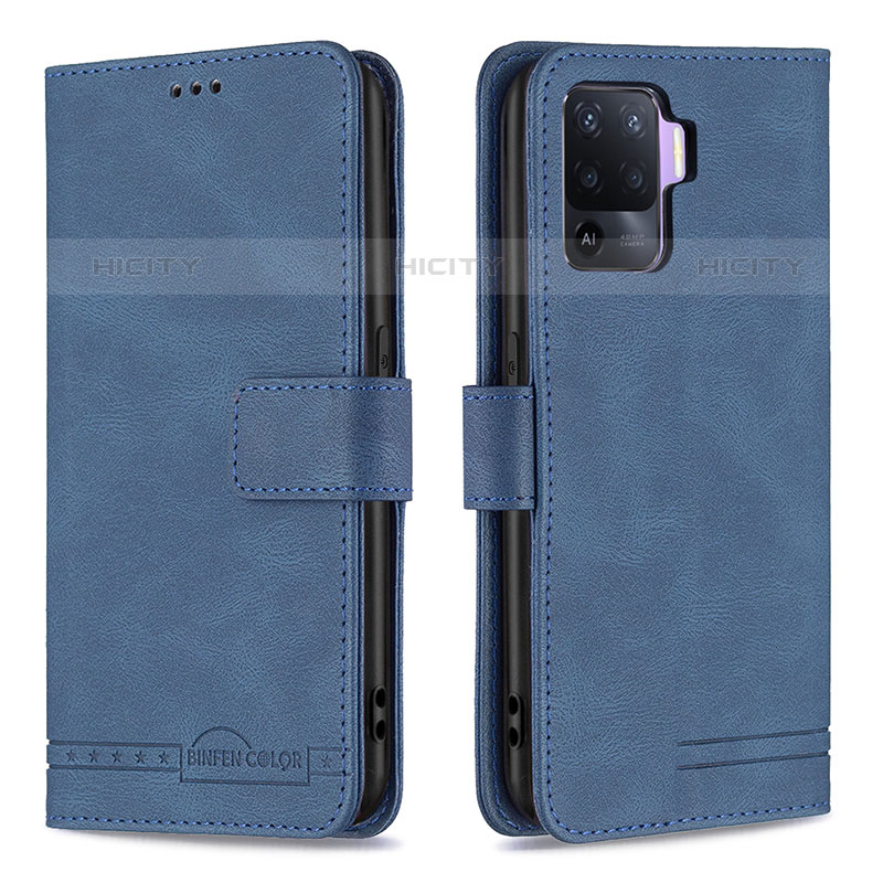 Custodia Portafoglio In Pelle Cover con Supporto B15F per Oppo F19 Pro