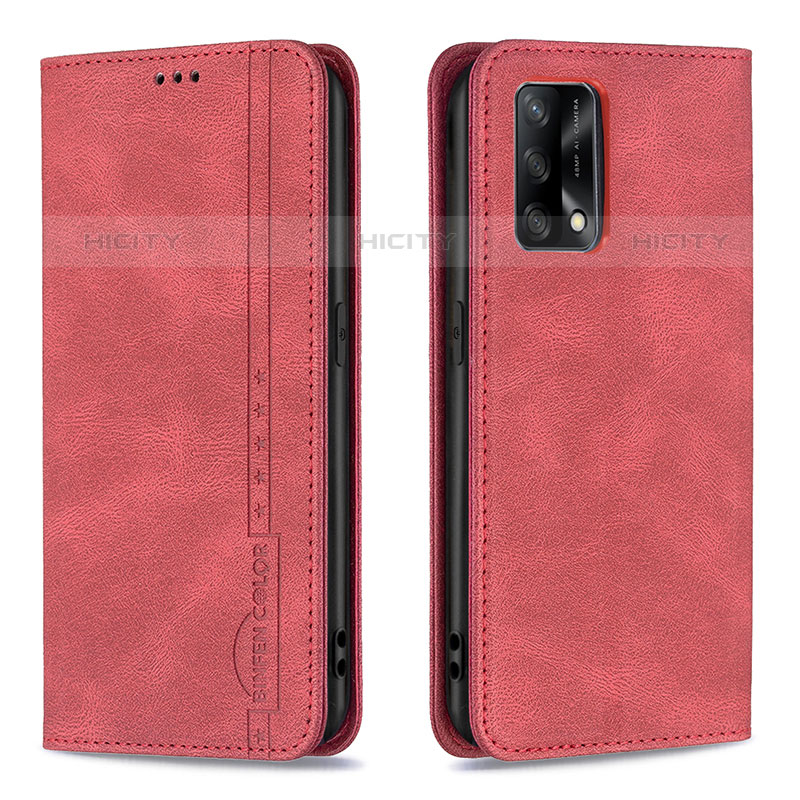 Custodia Portafoglio In Pelle Cover con Supporto B15F per Oppo Reno6 Lite