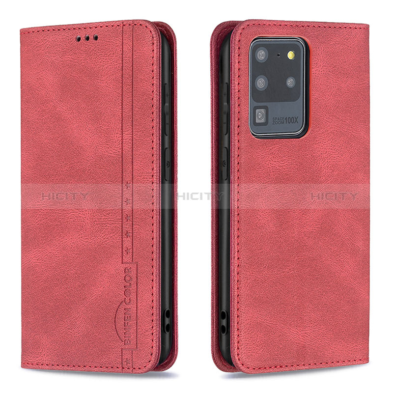 Custodia Portafoglio In Pelle Cover con Supporto B15F per Samsung Galaxy S20 Ultra