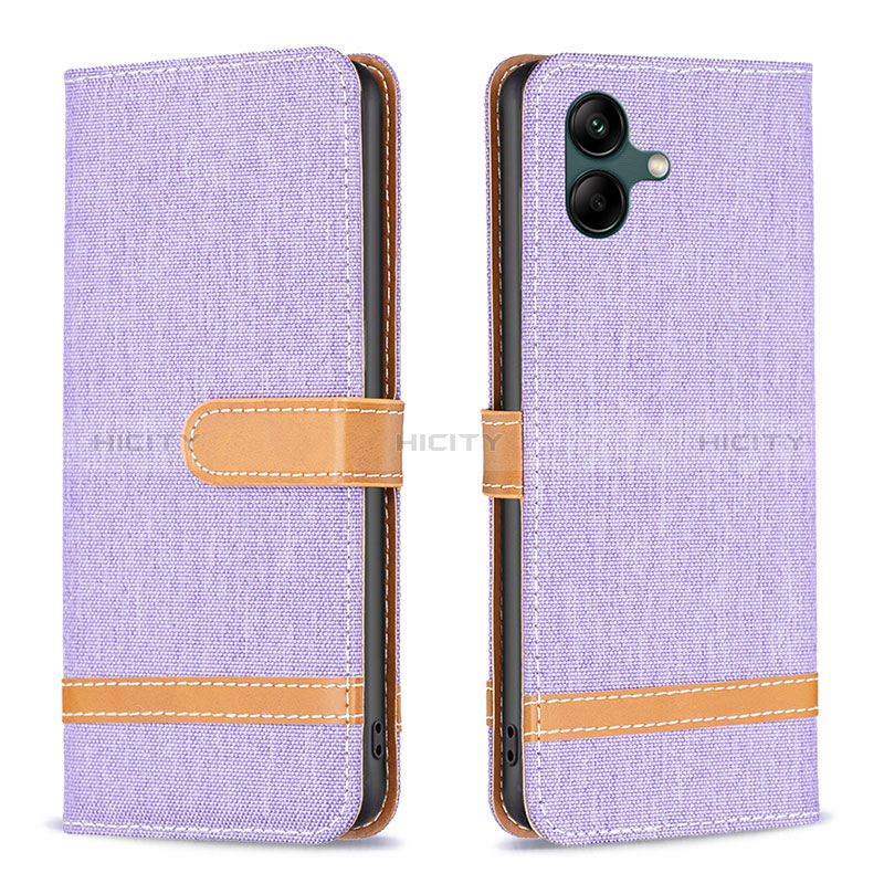 Custodia Portafoglio In Pelle Cover con Supporto B16F per Samsung Galaxy M04