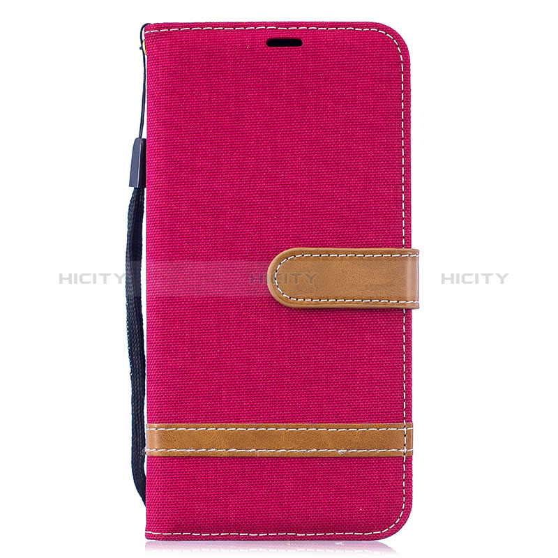 Custodia Portafoglio In Pelle Cover con Supporto B16F per Samsung Galaxy M20