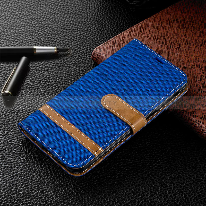 Custodia Portafoglio In Pelle Cover con Supporto B16F per Samsung Galaxy M20