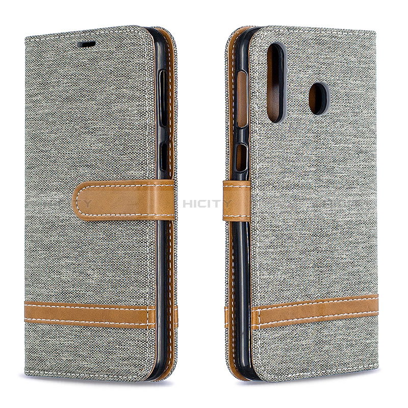 Custodia Portafoglio In Pelle Cover con Supporto B16F per Samsung Galaxy M30