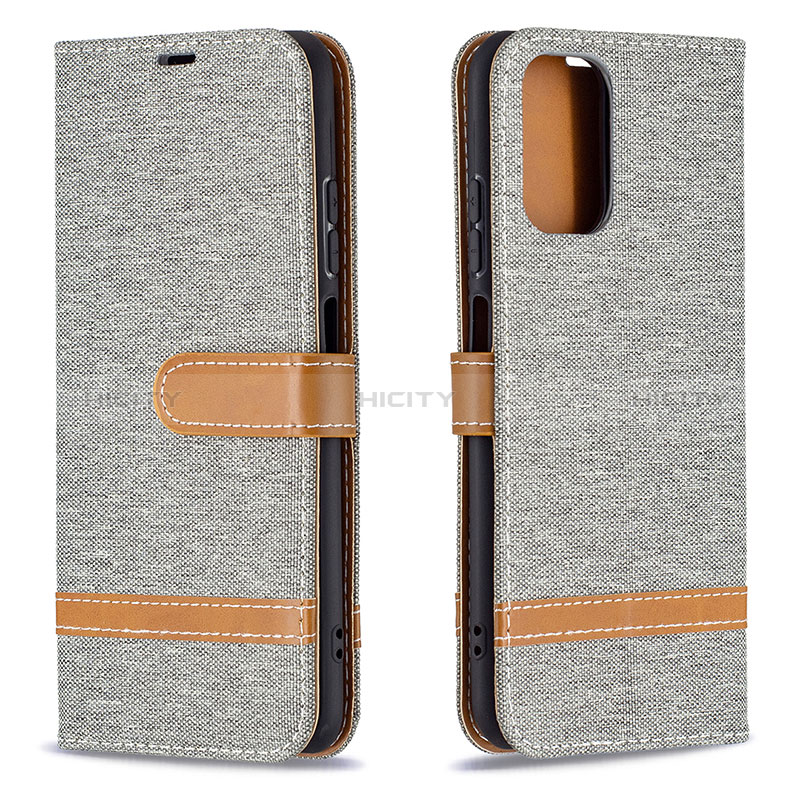 Custodia Portafoglio In Pelle Cover con Supporto B16F per Xiaomi Poco M5S