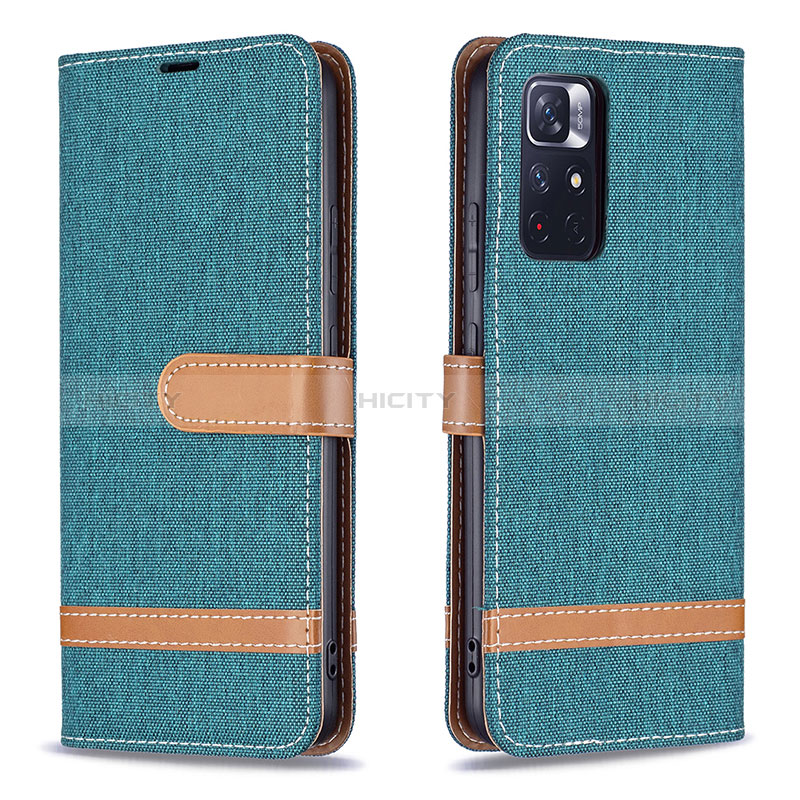 Custodia Portafoglio In Pelle Cover con Supporto B16F per Xiaomi Redmi Note 11S 5G