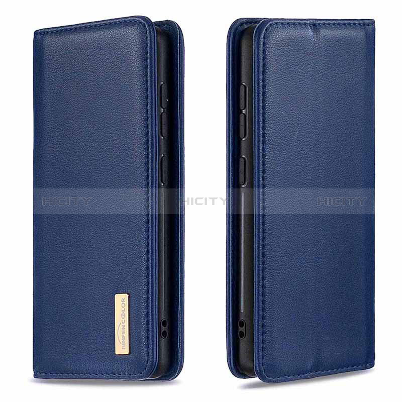 Custodia Portafoglio In Pelle Cover con Supporto B17F per Samsung Galaxy M40S Blu