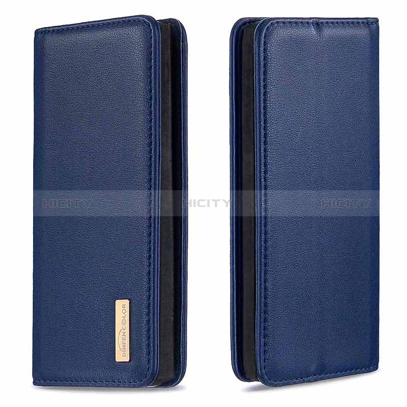 Custodia Portafoglio In Pelle Cover con Supporto B17F per Samsung Galaxy Note 10 5G Blu