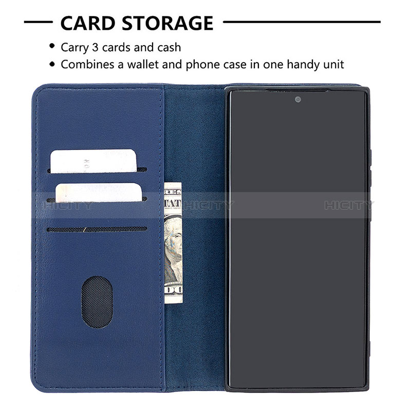 Custodia Portafoglio In Pelle Cover con Supporto B17F per Samsung Galaxy Note 20 Ultra 5G