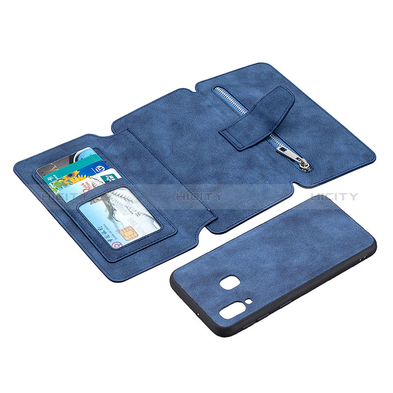 Custodia Portafoglio In Pelle Cover con Supporto B18F per Samsung Galaxy A40