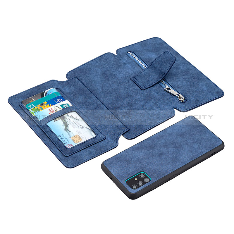 Custodia Portafoglio In Pelle Cover con Supporto B18F per Samsung Galaxy M40S