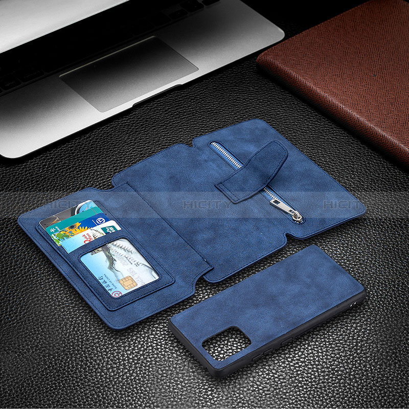 Custodia Portafoglio In Pelle Cover con Supporto B18F per Samsung Galaxy M80S