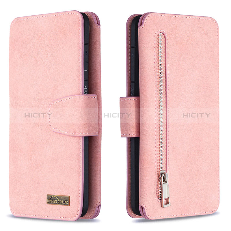 Custodia Portafoglio In Pelle Cover con Supporto B18F per Samsung Galaxy S20 Plus Oro Rosa
