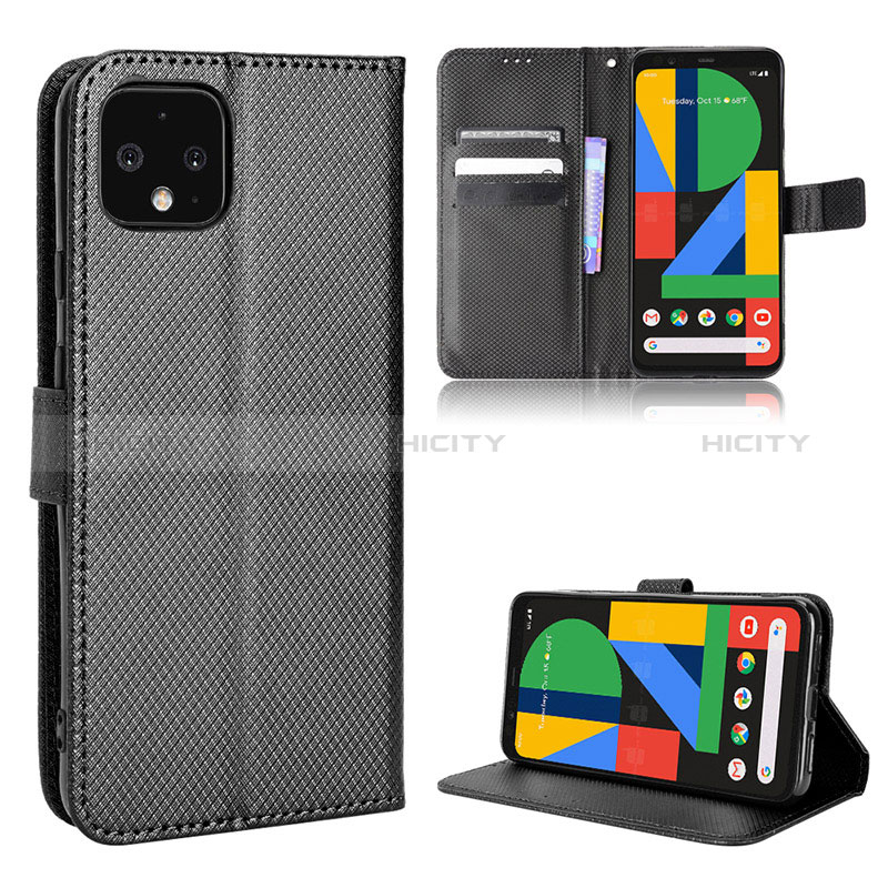 Custodia Portafoglio In Pelle Cover con Supporto BY1 per Google Pixel 4 XL