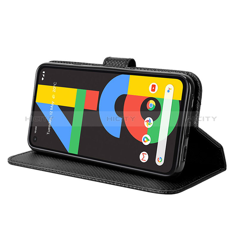 Custodia Portafoglio In Pelle Cover con Supporto BY1 per Google Pixel 4a