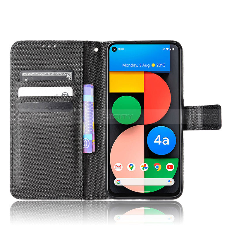 Custodia Portafoglio In Pelle Cover con Supporto BY1 per Google Pixel 5 XL 5G