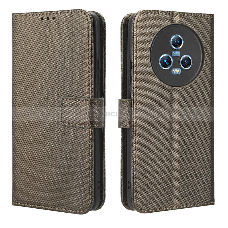 Custodia Portafoglio In Pelle Cover con Supporto BY1 per Huawei Honor Magic5 5G