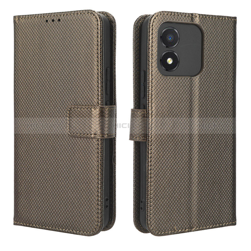 Custodia Portafoglio In Pelle Cover con Supporto BY1 per Huawei Honor X5