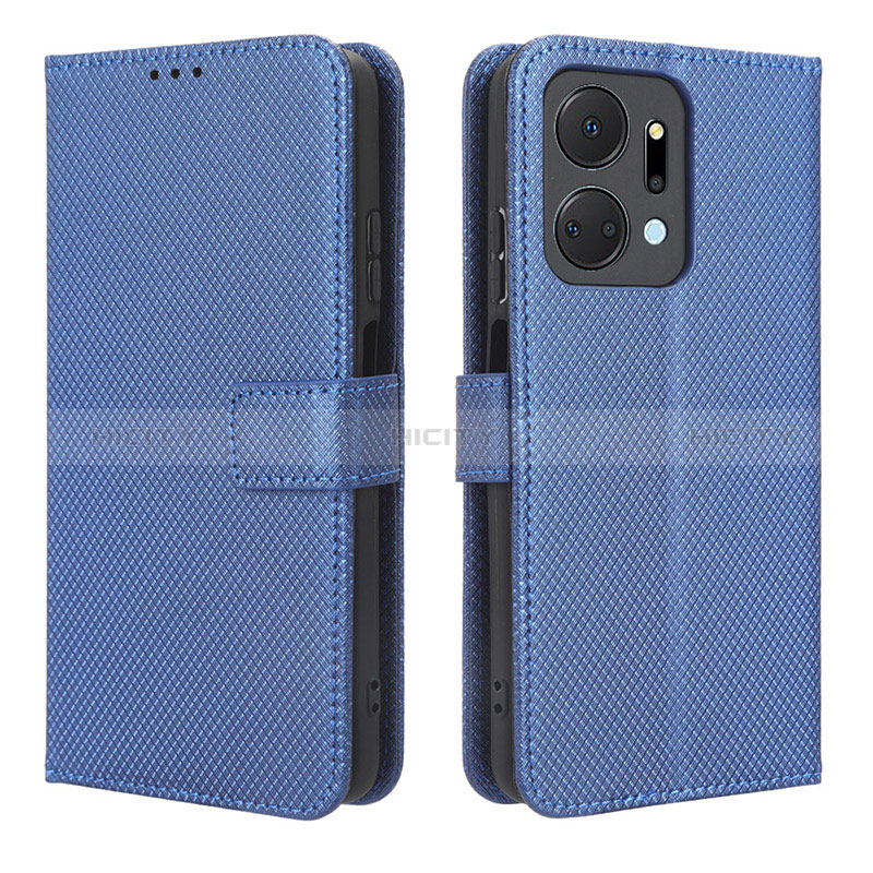 Custodia Portafoglio In Pelle Cover con Supporto BY1 per Huawei Honor X7a