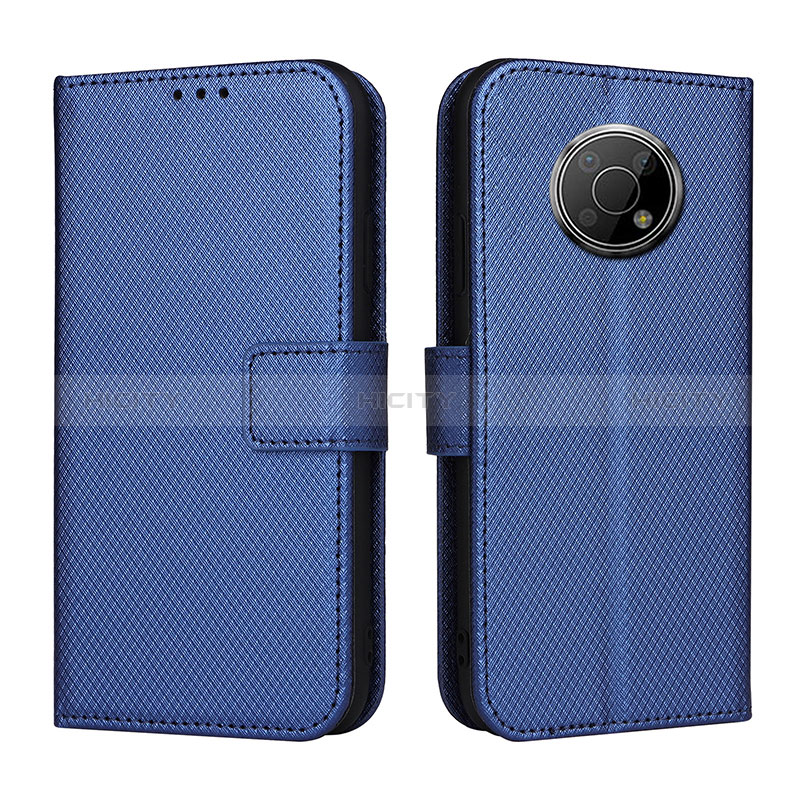 Custodia Portafoglio In Pelle Cover con Supporto BY1 per Nokia G300 5G Blu