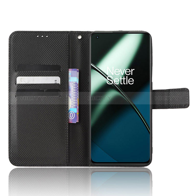 Custodia Portafoglio In Pelle Cover con Supporto BY1 per OnePlus 11 5G